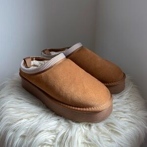 Steve Madden Codie Chestnut Suede Slippers